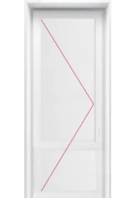 Пластиковая дверь входная без стеклянных вставок - фото - 2